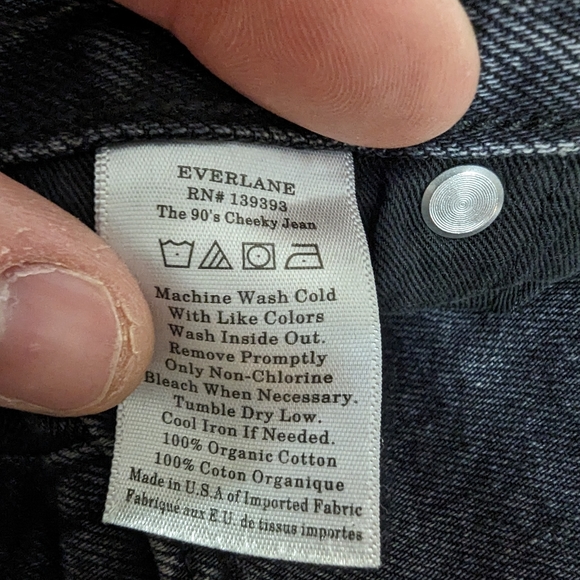 NWOT 28 Ankle Everlane 'The 90s Cheeky Jean' - Picture 4 of 7